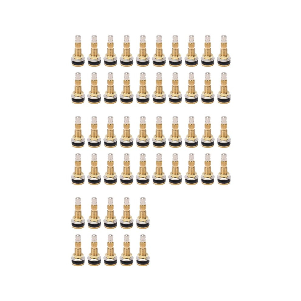50Pcs Tr618a Tractor Air Liquid Valve Stems,Tubeless Clamp In Tire Valve Stem For Industrial Agricultural Wheels,Tractor 6033724816330