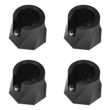 4X Suporte para Tamper de Café para Organizador com Altura Ajustável de 51/53/58 mm com Fundo Antiderrapante para Cafeteria, Restaurante
