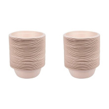 350Ml Disposable Bowl 200 Pack Paper Bowl Large Eco Bowl Bag Basin Made of All Natural Sugar Microwave Safe Bowl