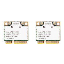 2X MPE-AX1800H WiFi6 MT7921 PCI-E 2.4G/5G 574Mbps/1200Mbps Gigabit Dual Band Internt Trådlöst Nätverkskort BT5.2