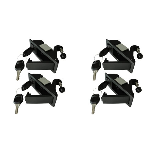 4PCS Compression  Lock Trigger  Lock Zinc Alloy Adjustable Lever Hand Operated Compression  Flush Black