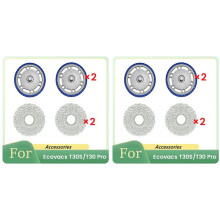 8 Piezas de Soporte para Trapo y Mopa para Aspiradora Robot para  T30S/T30 Pro, Kit de Mopa, Tabla para Mopa
