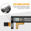 2X Digital Battery Tester LCD Display AA/AAA/C/D/N/9V/1.5V Button Cell Battery Capacity Check Detector 4