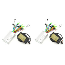 2X 24V‑48V Waterproof LCD Display Panel Electric Scooter Brushless Controller Kit Electric Brushless Controller Cycling
