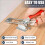 4 Pack Toggle  Clamp, Heavy Duty Latches, 2000Lbs Holding Capacity Adjustable  Lock, Smoker Clamps 3