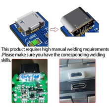 50Pcs USB Connector Type C Female Jack 5Pin SMD SMT Type-C Socket Charging Port for PCB Soldering DIY Repair Adapte