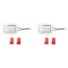2X W10695459 W10843353 W11683243 Koelkast LED-Lichtmodule-Assemblage voor Vervangt W10660728 W10279030 W11205083