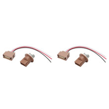 2X TailLight Brake Lamp Signal Light Socket with Harness for Duty   F-150 F-250 F-350 Super YF1Z13411CA