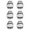 6X Fully Automatic Air Vent Auto Cut-Off Self Bleeding Radiator Valve 1/2inch for Heating Systems 1