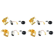 12pcs Carbon Brushes & Holder & Spring Set for Replacement GWS6-100 Carbon Brushes Black Angle Grinder Accessories