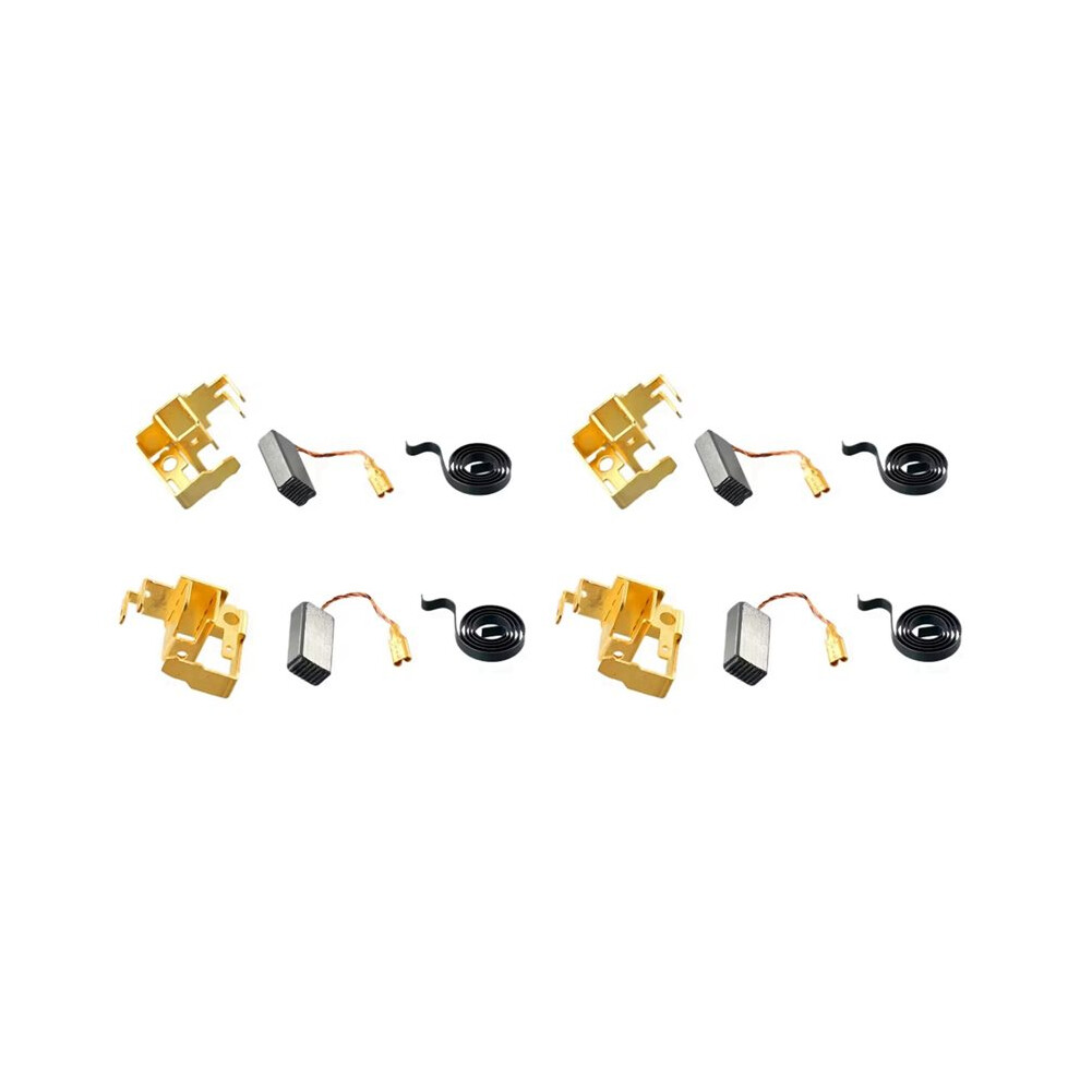 12Pcs Carbon Brushes & Holder & Spring Set For Replacement Gws6-100 Carbon Brushes Black Angle Grinder Accessories 6031791465574