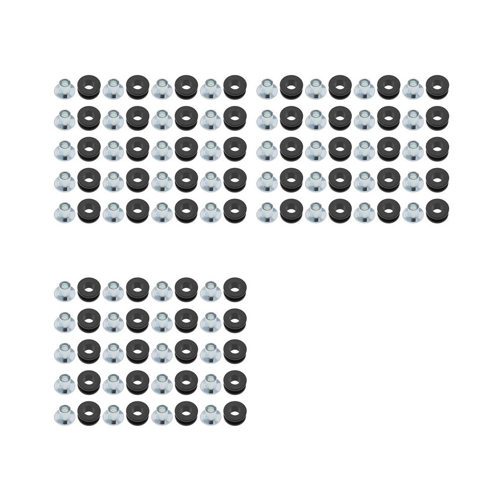 60Pcs Motorcycle Rubber Grommets Kits Motorcycle Windshield Bolts For Fairings Rubber 6033966957945
