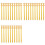 30 Pcs Car Ribbon Cable Turn Signal  Steering Column Suitable for  206 207/ COM2000 1