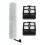 2 Set for  Mova K20 / K20 Pro Replacement Parts Accessories Roller Brush Hepa Filter 2