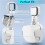 3X Wall Mount Bracket for Eero 6+ Dual-Band Mesh Wi-Fi 6+ Router, Sturdy Socket Bracket, Space Saving, Wire Management 6