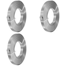 3X High Quality 304 Stainless Steel Coil, Stainless Steel Cable Reel Strapping, Strapping Tape 12mmx0.4mmx30m