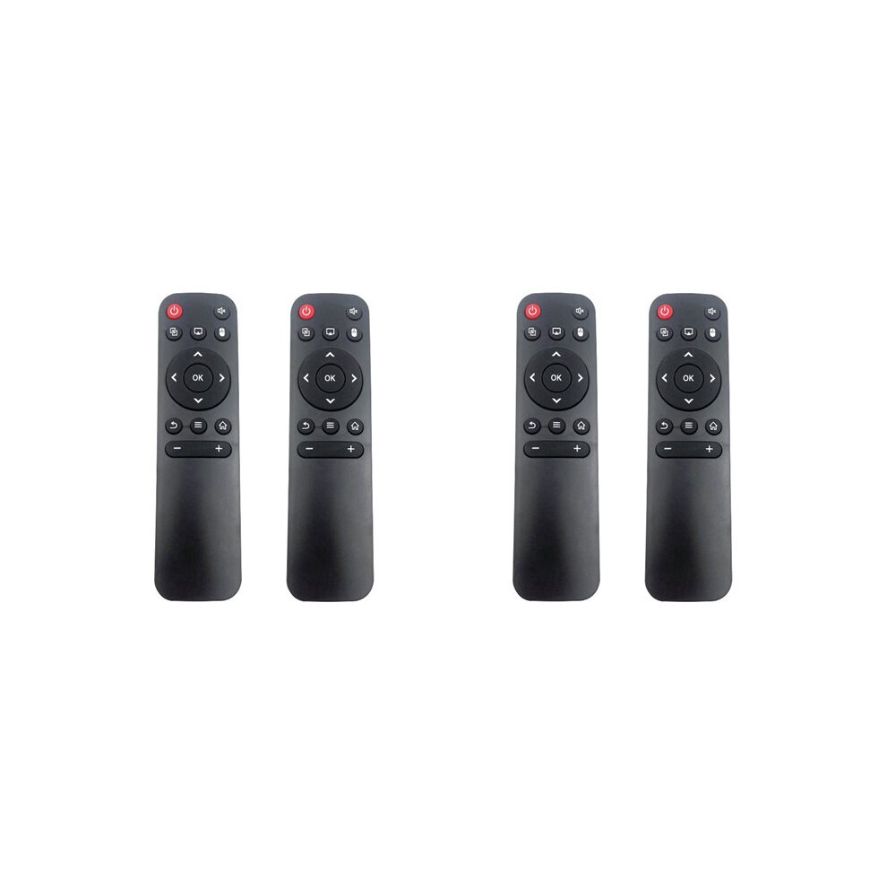 4Pcs Projector Remote Control For Hy300 / Hy300 Pro / Hy320 / Hy320mini Projector Portable Control Remote Universal Black 6031866480754