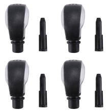 4X Botão de Mudança de Marcha de 5 Velocidades, Preto Prata para 605 406 205 407 SAXO XSARA