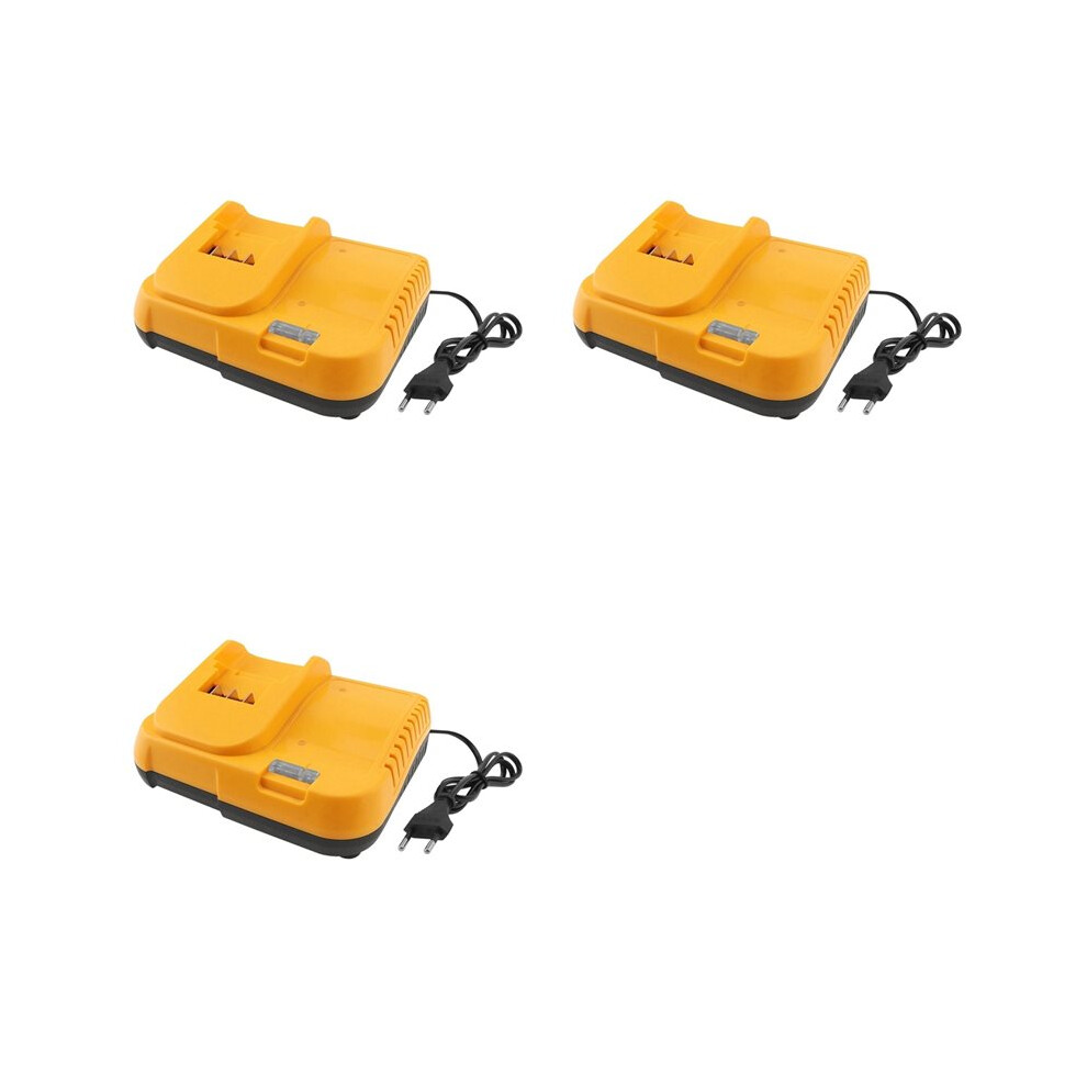 3X Battery Charger Replacement For Lithium Battery / Dcb200 Dcb201 Dcb609 Dcb182 Dcb204 Battery Charger Eu Plug 4713131934101