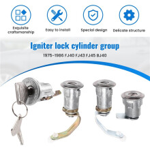2X New 69005-90316 for Land 1975-1986 FJ40 FJ43 FJ45 BJ40 Ignition Cylinder Set Lock
