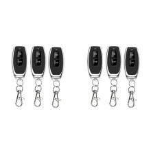 6x RF 433MHz Wireless Remote Control for 220V 30A Relay Lighting Dust Collector Pump Motor Fan & More