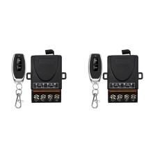 2X AC 220V 30A 1CH 433MHz Draadloze Afstandsbediening Schakelaar RF Relais Ontvanger aan/Uit Zender voor Elektrische Apparaat Lamp
