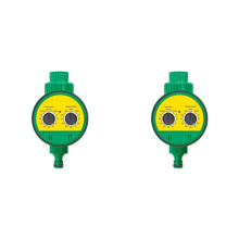 2X Automatischer Bewässerungsregler, Automatischer Bewässerungstimer, Knopf-Timer, Intelligenter Bewässerungstimer