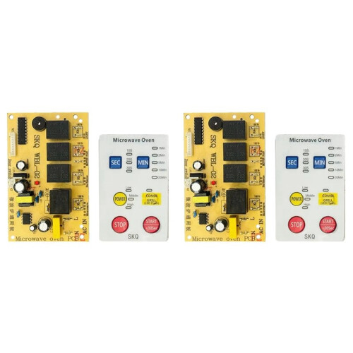 2X Universal Microwave Power Supply Control Board Repair Computer Microwave Oven Computer Board Membrane Keypad 1