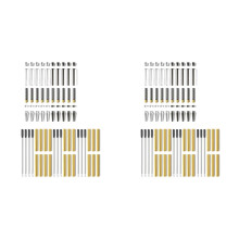 Pensats för Träsvarvning 20-Pack Premium Titan-Slimline Rollerball-Svarvningstillbehör Vridsats Svarvtillbehör