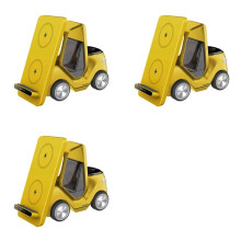 3X Kleines Kabelloses Gabelstapler-Ladegerät, Schnellladestation, 3-in-1-Hochgeschwindigkeits-Ladestation, Basisständer für Mobiltelefone
