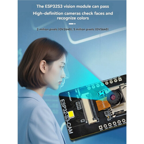 2X ESP32-S3-CAM Camera Module ESP32 CAM WiFi  Development Board with 2MP OV2640 Module
