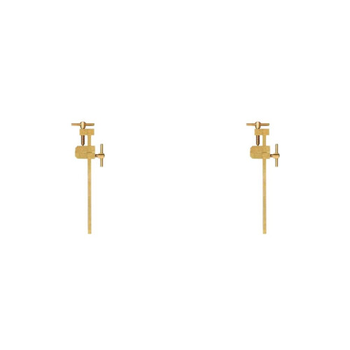 2X Woodworking Wood Clamp, Brass Parallel Clamp Fast Fixed Clip Auxiliary Fixture Splicing Board Positioning Panel 18cm