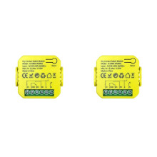 2X Tuya Life Dry Contact Relay WiFi Module Timer App Remote Control 5A DC12V 24V AC100-240V