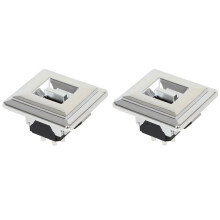 2X Car Power Window Square Corners Button for Chevy 1978-1990 20043940 LHD