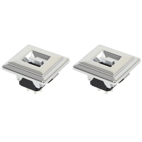2X Car Power Window  Square Corners Button for Chevy  1978-1990 20043940 LHD
