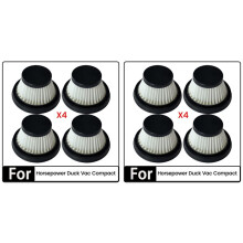 8PCS Replacement Filter for Horsepower Duck Vac Compact Vacuum Cleaner Washable Filter Vacuum Parts