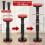 Telescopic Support Rod Mounting Support Adjustable 18-44cm, Ceiling Support Cabinet Lifting Bar (Pack of 4) 5