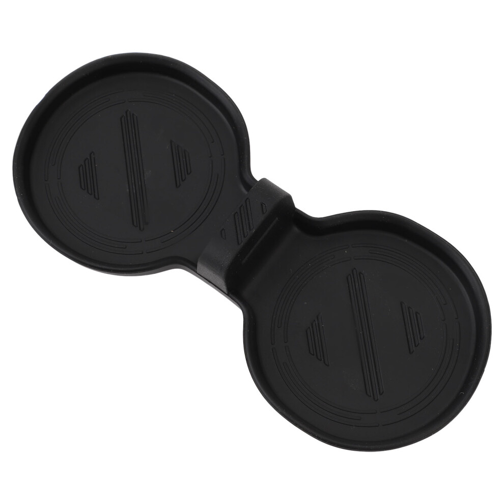 Silicone Cup Holder Coaster Insert For Tesla Model 3 2023-2024 Black 9341386575258