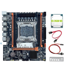 X99H Desktop Moederbord + E5 2630 V3 CPU B85 Lga2011-3 4x DDR4 REG ECC RAM-Slots M.2 PCIE SATA3.0 X99H Gaming Moederbord