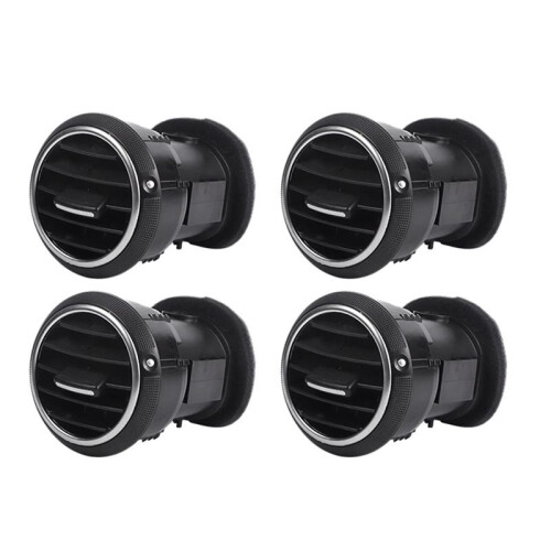 4Pcs New Front Dashboard Air Vent Air Conditioner AC Grille Diffuser Panel 8P0820901 for  A3 S3 8P 2004-2013