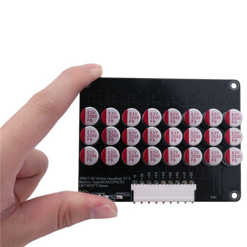 Whole Group Balancer 8S 5A Active Lithium Lipo Lifepo4 Battery Equalizer  Transfer Capacitor BMS Board 2