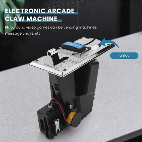 Multi Coin Acceptor Electronic Roll Down 4P Port Electronic Coin Selector Vending Machine Arcade Game Ticket Redemption 2