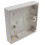 kenable [20 Pack] Surface Mount Back Box Pattress Box 1 Gang 16mm 2