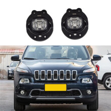 1Pair LED Fog Light Front Bumper Fog Lamp Headlights for  Cherokee 2019-2023 68410368AB 53455436 68466265AA
