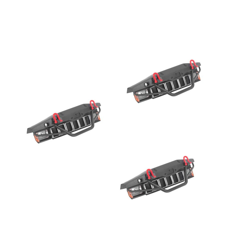3X For Wpl C14 C24 C24-1 1/16 Rc Car Upgrade Parts Front Bumper Front Face Grating Spare Accessories Black 4712804146322