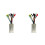 2X Elektrische Fiets Controller 24V 36V 48V E-Bike Hall Controller 250W 350W 17A Controller Drie Modus Sinewave 1