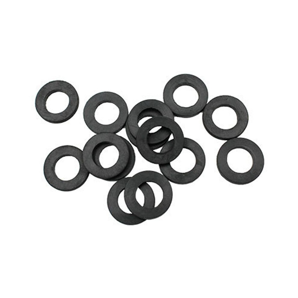 M6 Black Plastic Rubber Flat Washer Plane Spacer Insulation Gasket Ring For Screw Bolt 6031281801974