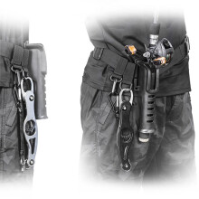 Fishing Rod Belt Rod Holder Bracket Portable Waist Holder Fishing Gear Protect Outside Fishing Rod Holder