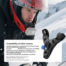 Motorcycle Sports Camera Stand Mount Holder Helmet Chin Bracket for for Action4/5/3 Action Camera Holder