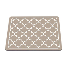 Coffee Mat Absorbent Dish Drying Mat for Kitchen Counter-Coffee Bar Accessories Fit Under Coffee Maker Brown 50X30cm